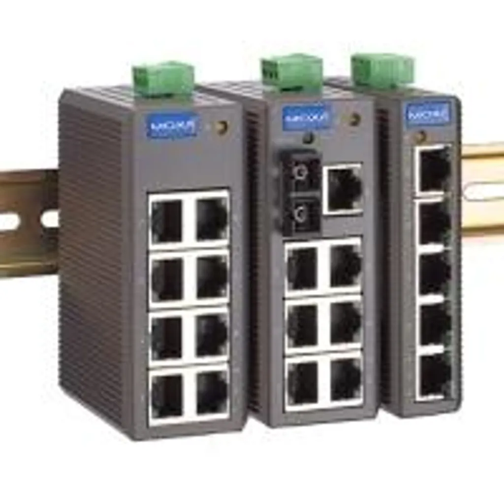 Moxa EDS-208 Commutateur Ethernet 8 Ports avec Boîtier Métal Robuste