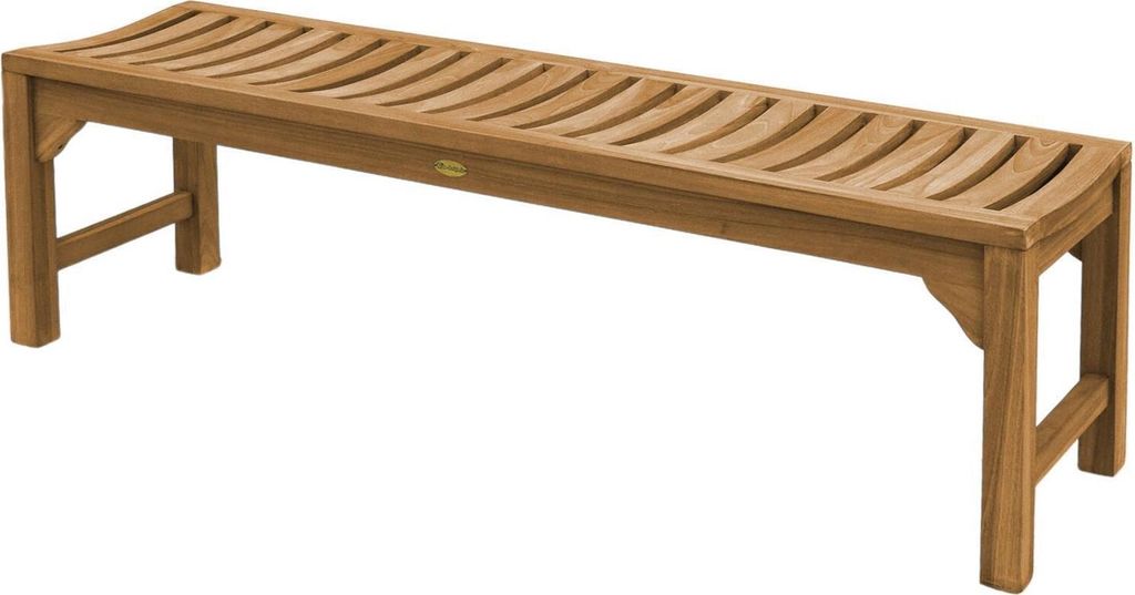 Teako Design Teakholz Gartenbank Ferrara Massivholz 150x45cm