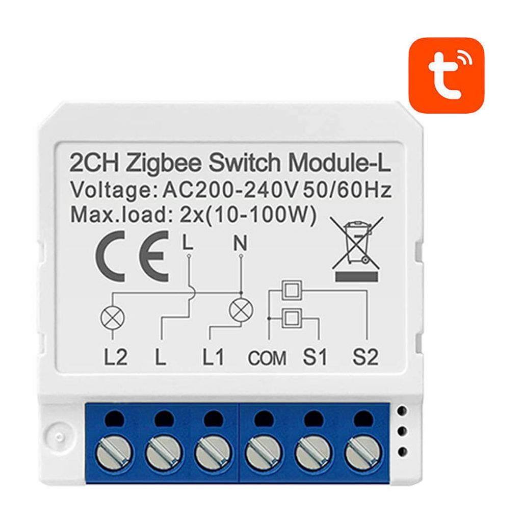Avatto Lzwsm16-W2 Smart Zigbee Junction Switch Without Image du produit 