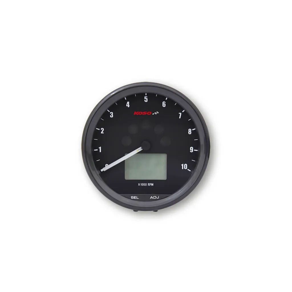 OFFERTA KOSO TNT 64mm Tachimetro Multifunzione Moto Special Nero