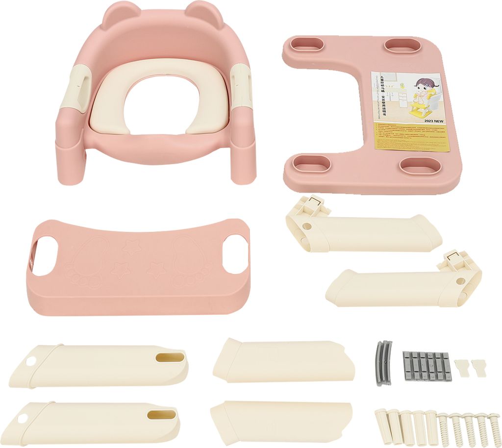 Katzen Toilettentrainer Aus Kunststoff - WC-Sitz Training Für Katzen Bis 7 Kg Mit Saugnapf