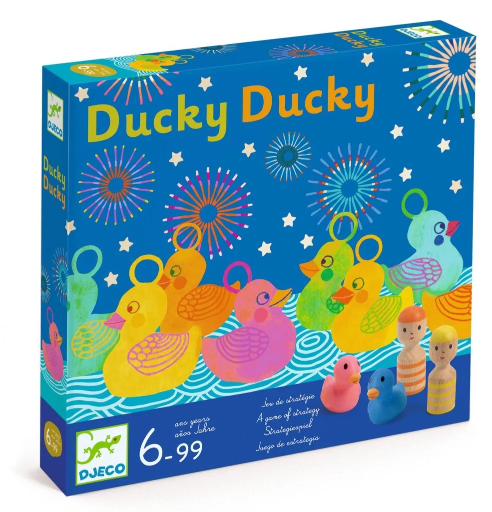 Jeu de Pêche aux Canards Ducky Ducky Djeco pour Enfants dès 2 Ans