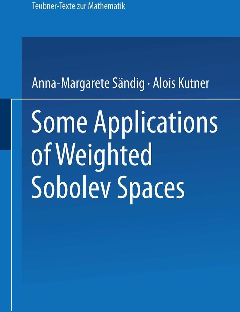 Some Applications of Weighted Sobolev Spaces