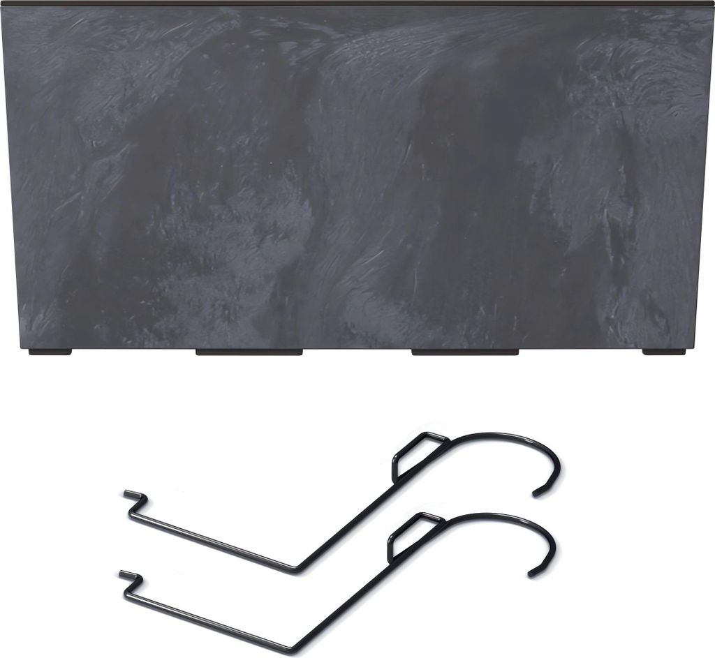 Truhlík s háky URBI CASE BETON EFFECT W antracit 58cm Obrázok produktu 