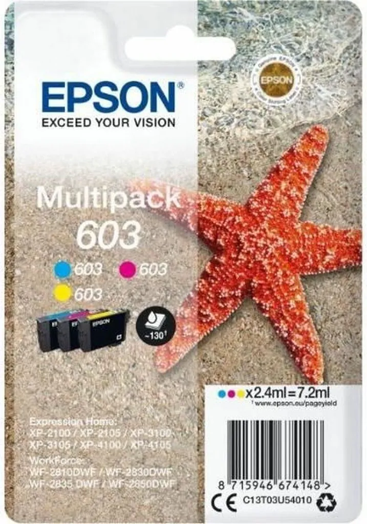 Epson 603 Original Ink - Colori Puri per la tua Epson Expression