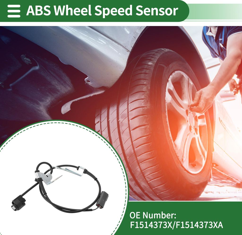 ABS Raddrehzahlsensor ABS Sensor Antiblockiersystem Sensor Nr. F1514373X/F1514373XA für Mazda RX-8 2003-2012 1 Stück Vorne Links