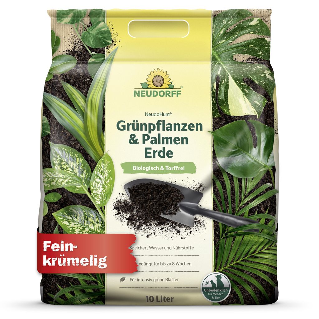 Neudorff NeudoHum Grünpflanzen- & PalmenErde 10 Liter Produktbild 