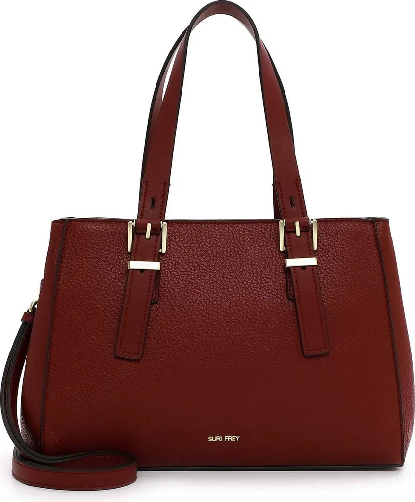 Plus de Manque de Place avec le Sac Shopper SFY Maggy Rouge Spacieux