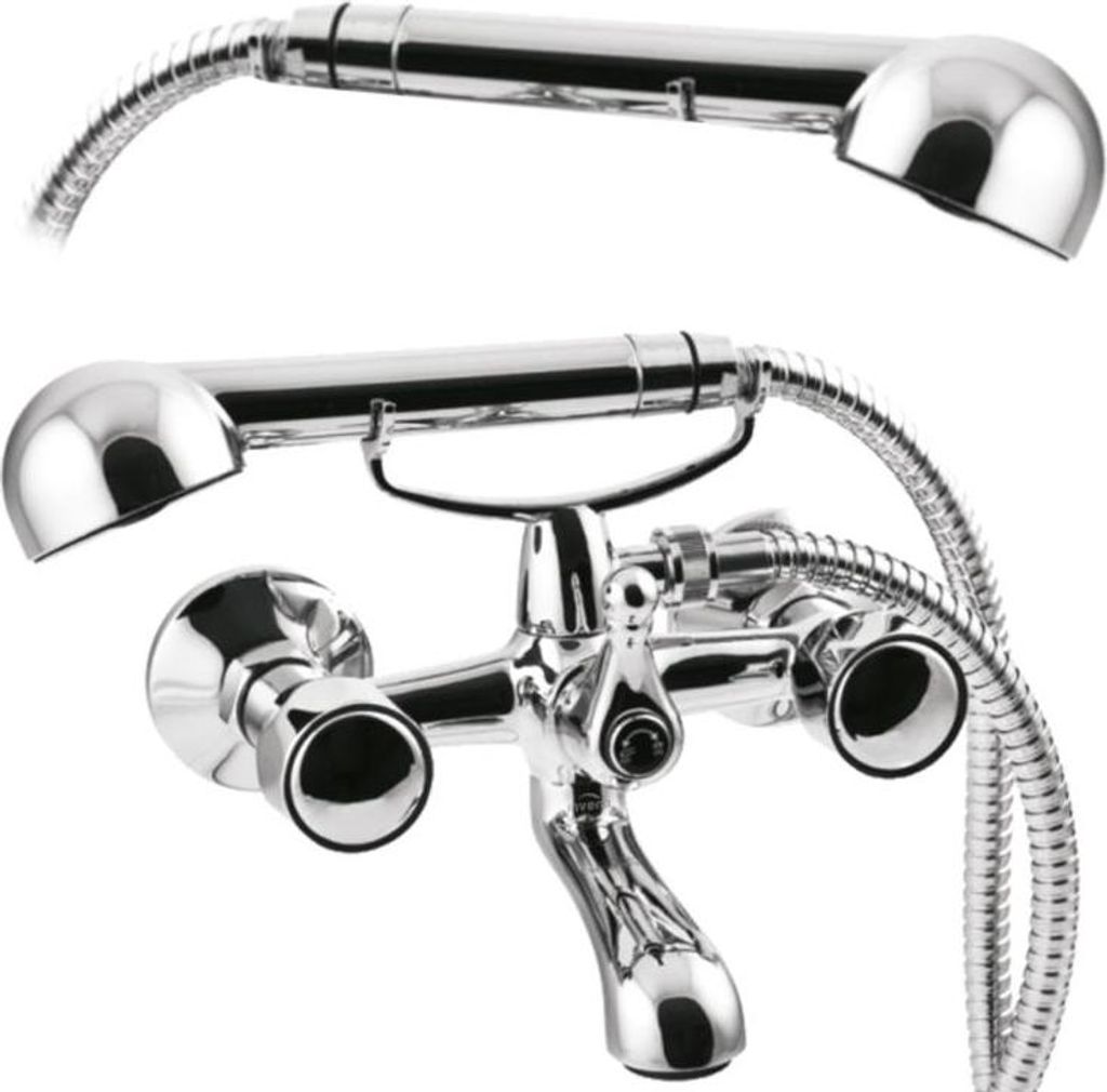 Miscelatore da parete per vasca design 90 mm Immagine del prodotto 