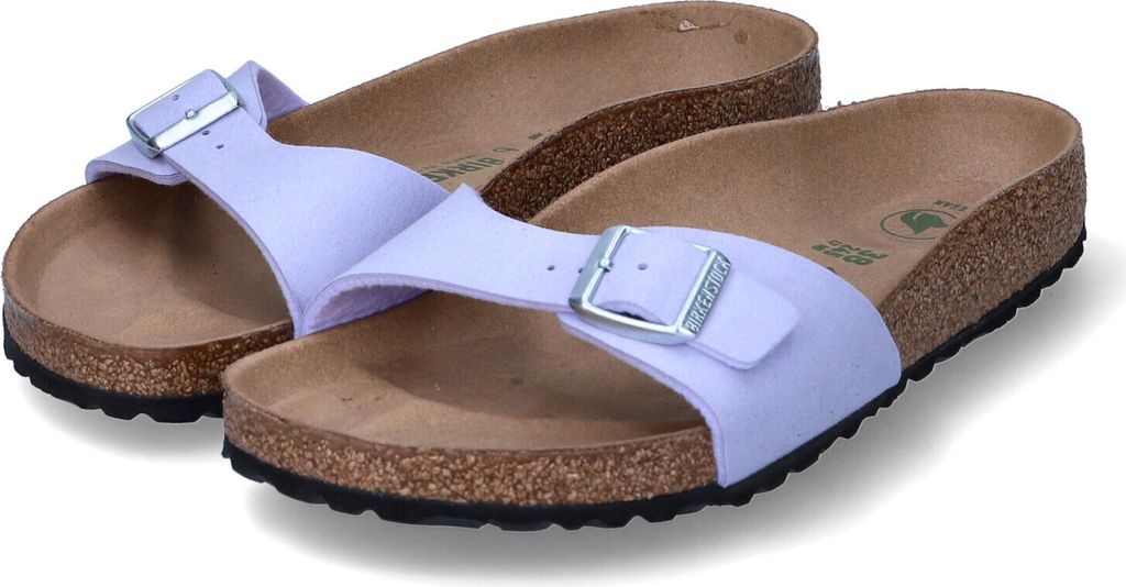 Birkenstock Pantoletten MADRID Damen Synthetik Lila Größe: 36