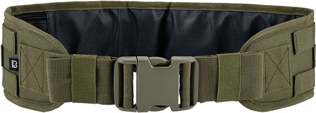 Olivfarbener Gürtel, 8 cm breit, weitenverstellbar 93-147 Produktbild 