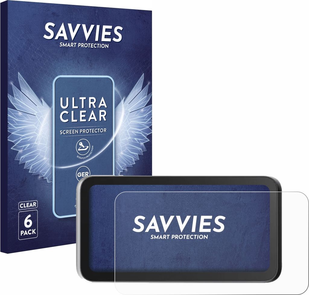 6x Für Einstar VEGA Schutzfolie Savvies Displayschutz Produktbild 