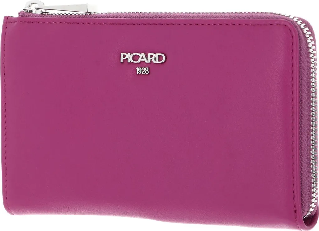 Picard Bingo Wallet Fuchsia Viola | Portafoglio Donna in Pelle Premium