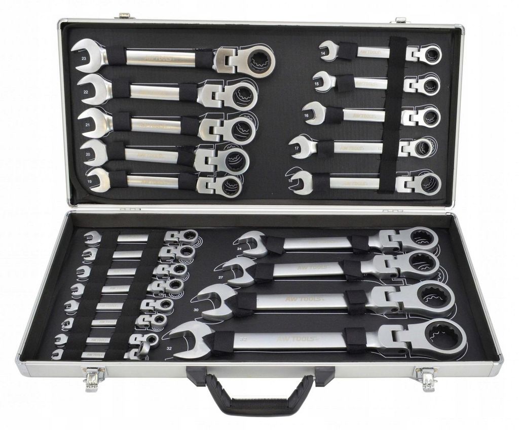 Awtools klucz płasko-o.grz/przeg.kpl.22szt.6-32 walizka