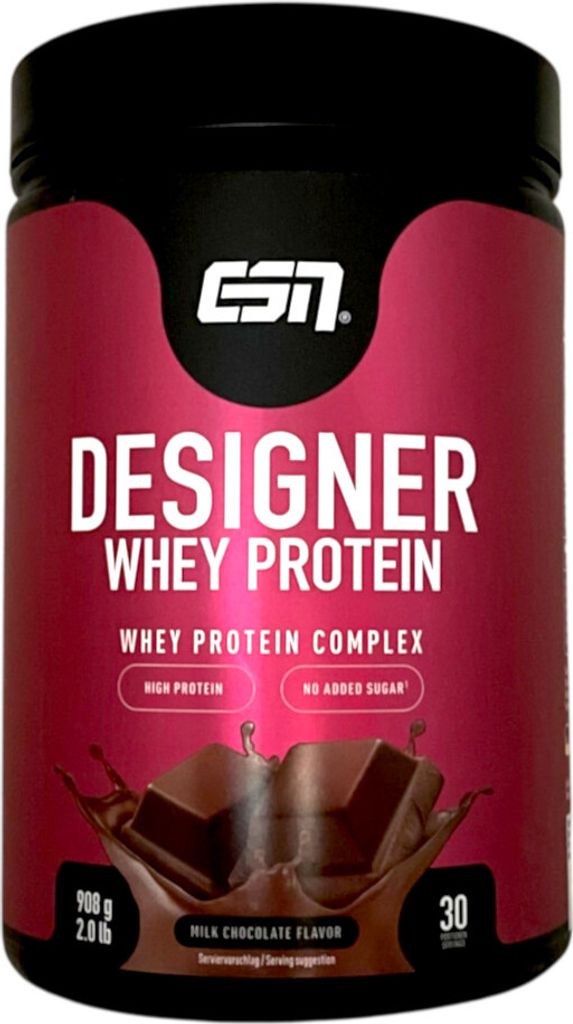 ESN Designer Whey Protein, Pulver, Molkenproteinkonzentrat, Produktbild 