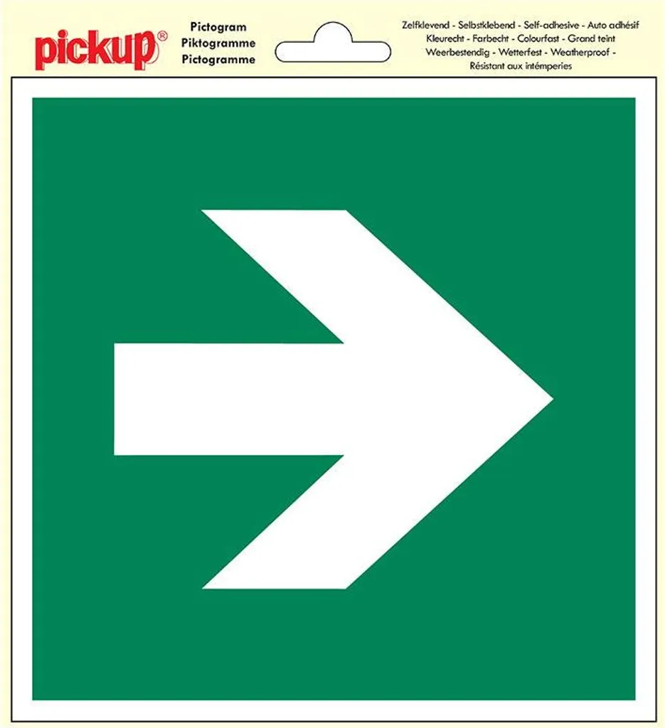 Indiquer une Direction avec le Pictogramme Flèche de Fuite Droite