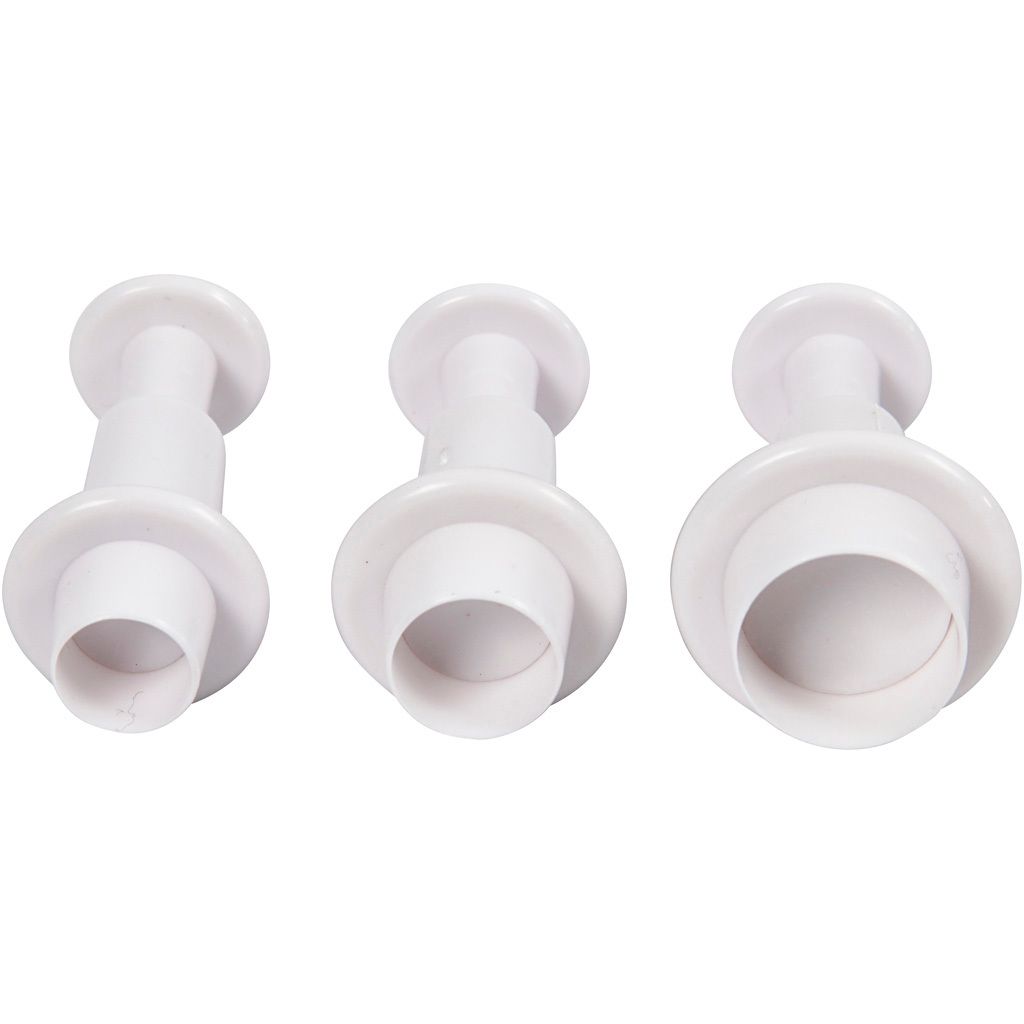 Creativ Company 782876, Weiß, Kunststoff, 1,1 cm, 1,3 cm, 1,7 cm, Sichtverpackung