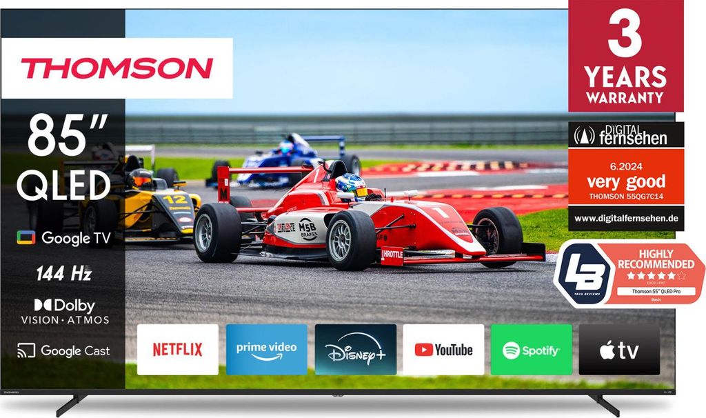 Thomson Q70 Series 85QG7C14, 2,16 m (85"), 3840 x 2160 px, Obrázek produktu 