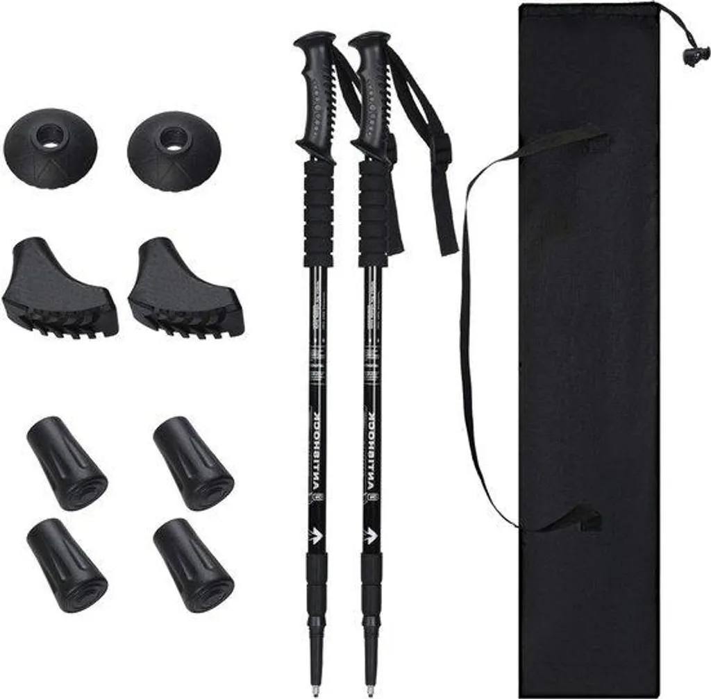 Bâtons de randonnée télescopiques idéaux pour trekking et montagne