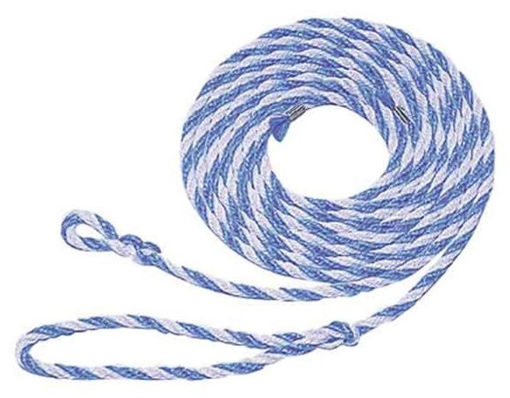 Kerbl Viehtransportstrick 3,20m, blau- weiß, große Immagine del prodotto 