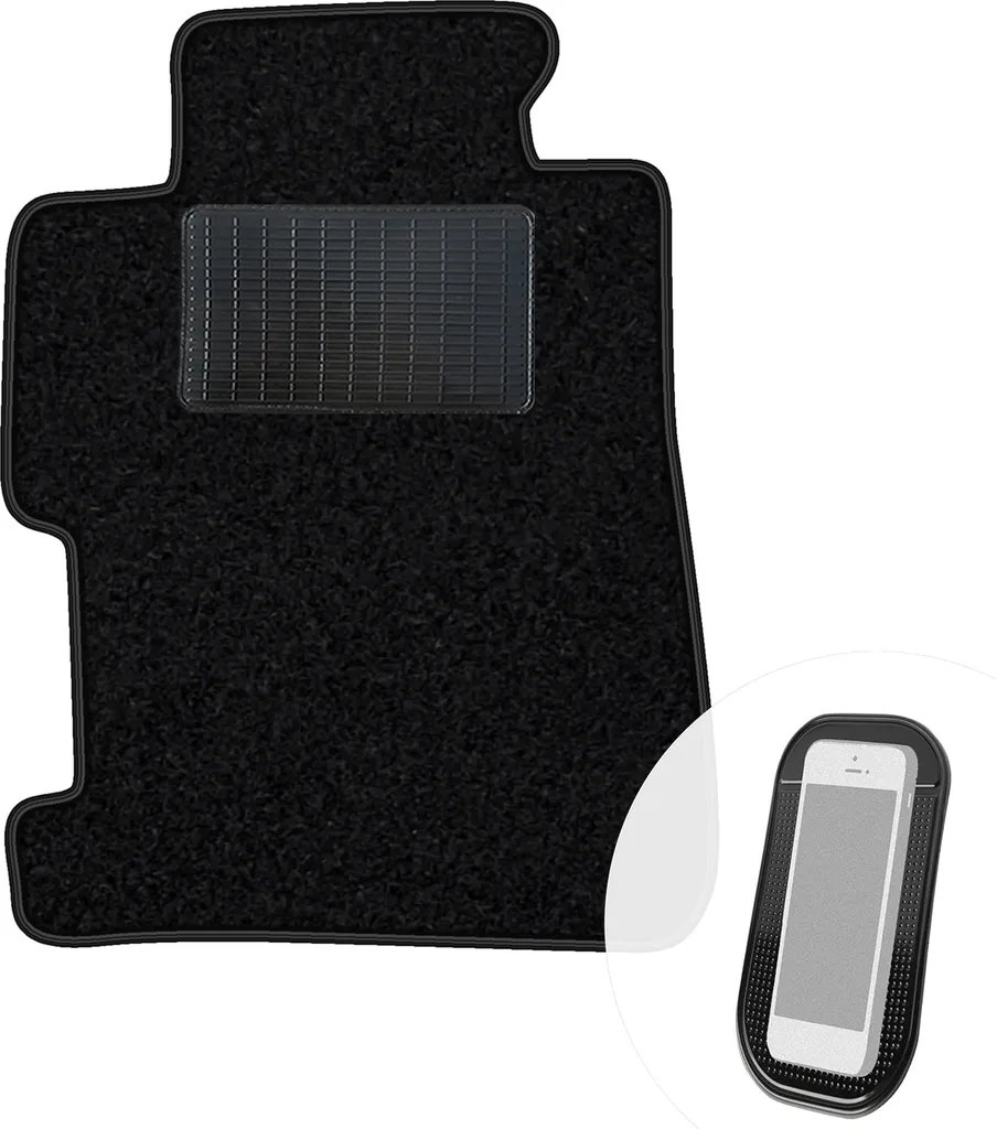 Tappetino Auto Velours per Honda Civic 2006-2012 - Moto-MOLTICO Nero