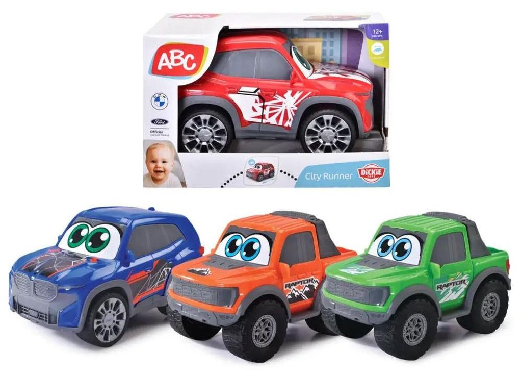 Dickie Toys ABC City Runner, 4-sort.
