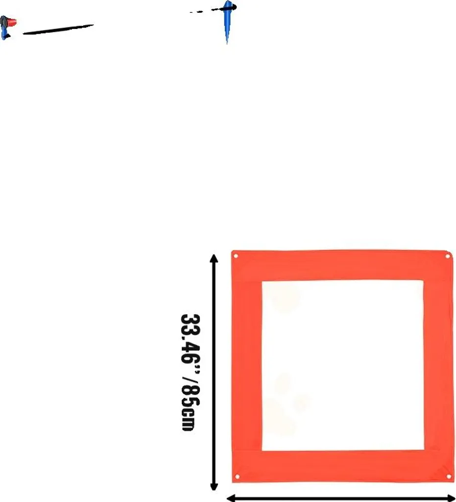 Parcours d'Entraînement Chien pour Jardin : Slalom, Haies et Saut