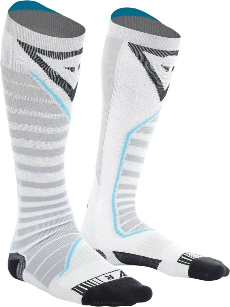 Dainese Dry Long Socken, weiß/blau/schwarz, 39-41