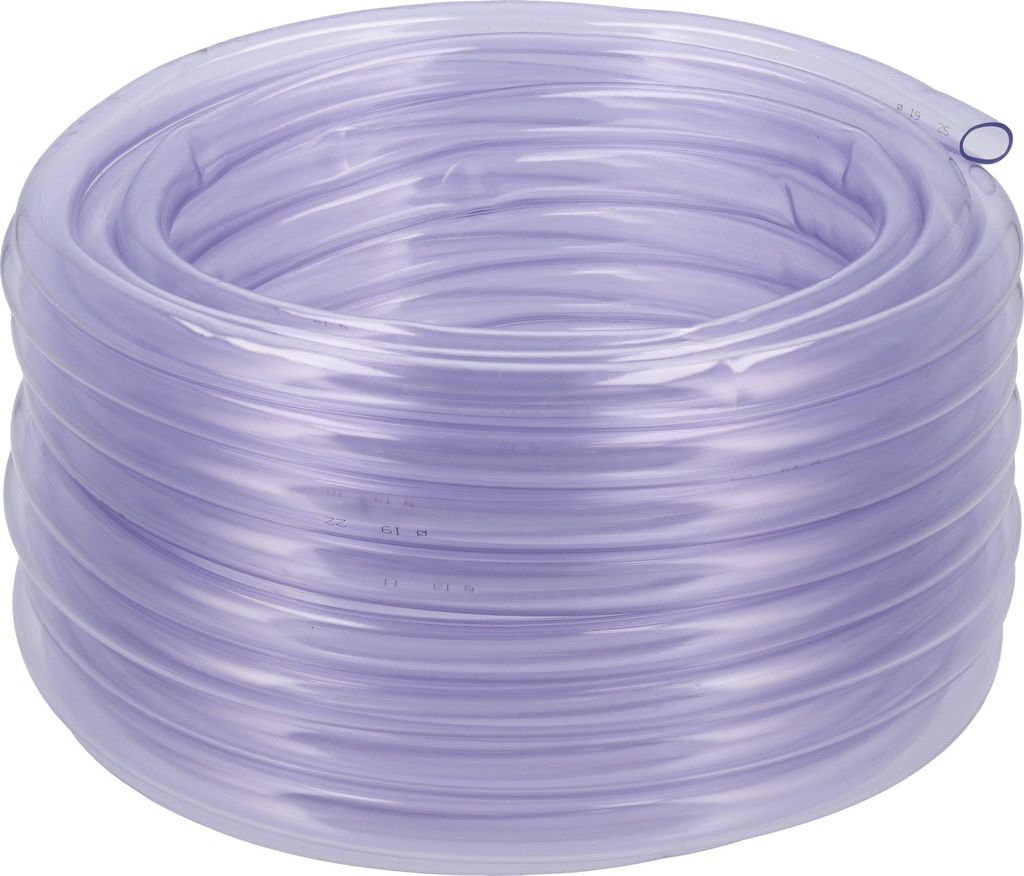 Transparenter PVC-Schlauch 19 mm, 25 m