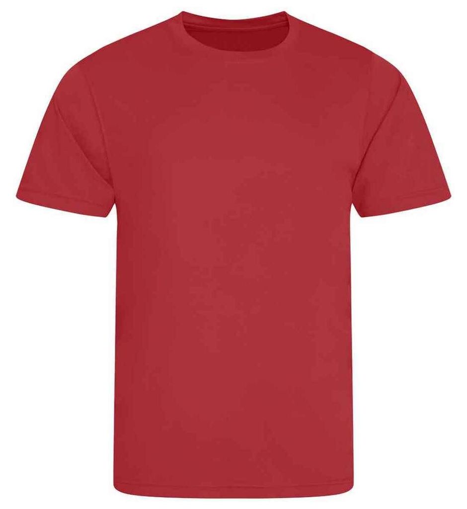 Just Cool - T-Shirt für Herren/Damen Uni, Glatt LT4553 (XXL) (Feuerrot)
