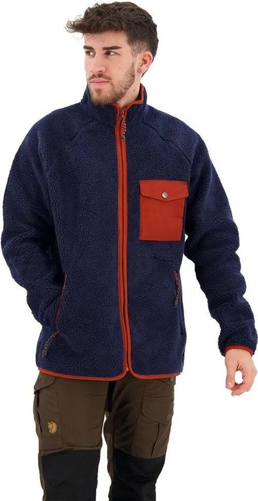 Fjällräven Vardag Pile Fleece Blau S Herren Blau S