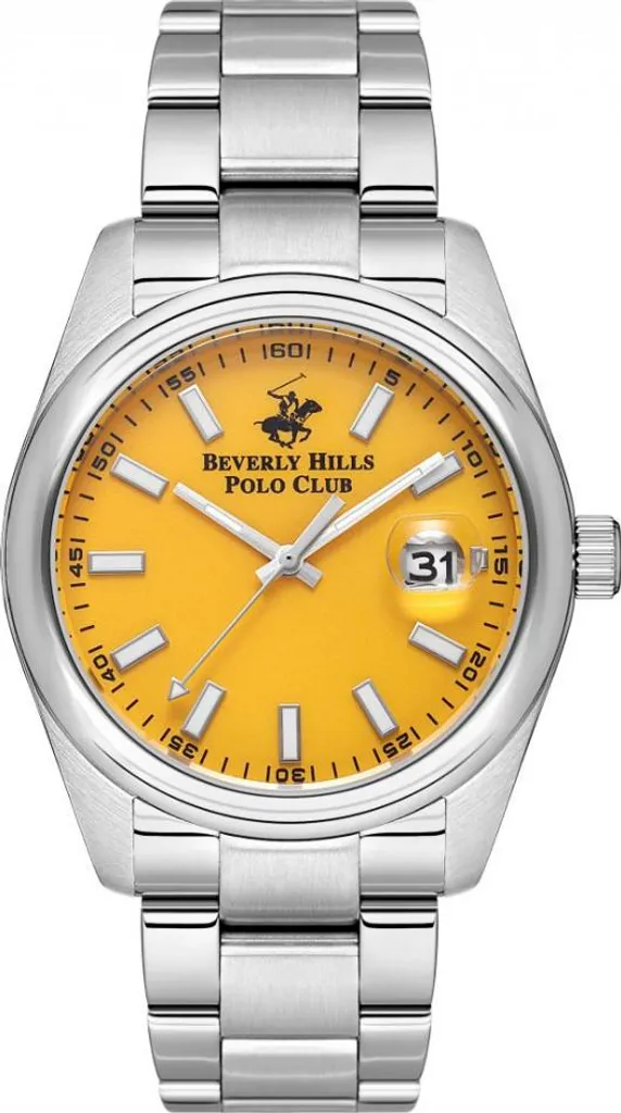 Montre Homme Beverly Hills BP3598X.301 Jaune : Style et Lisibilité