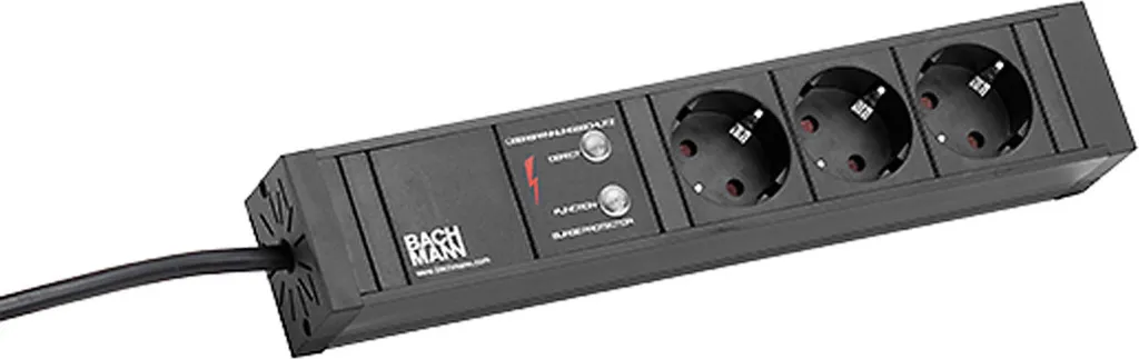 Multipresa Bachmann Connect Line 3x Schuko: Protezione Hi-Fi e ÜSS