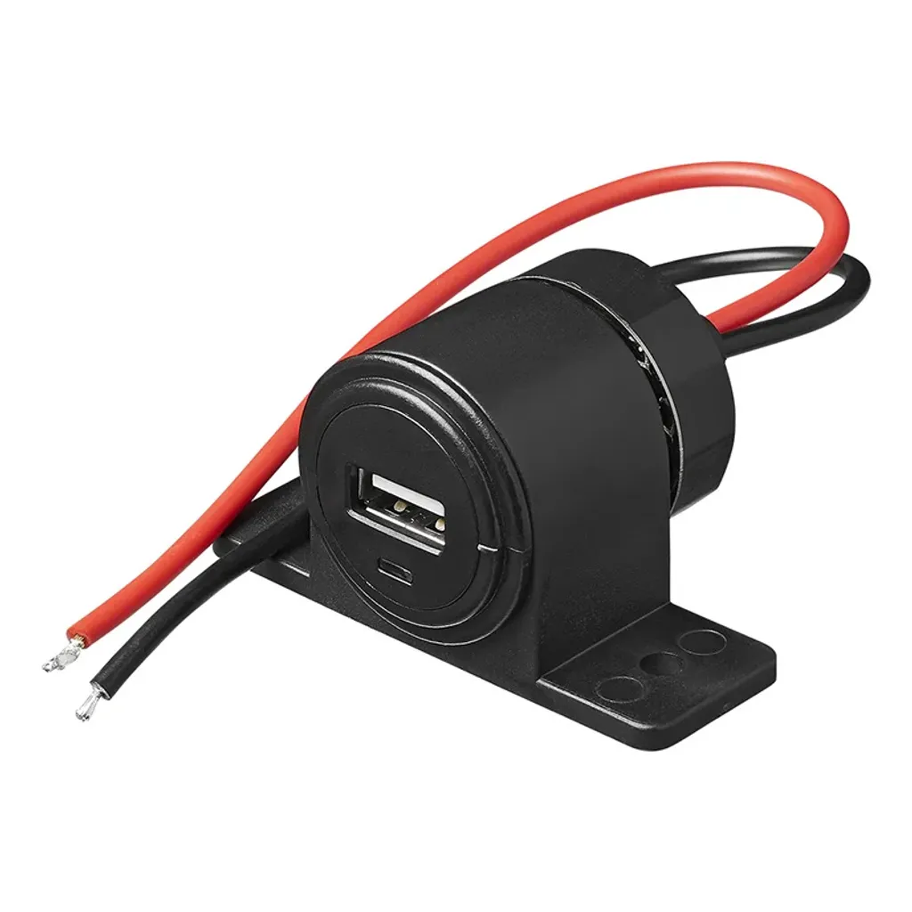 Presa USB da superficie 12V/24V 2100mA | Caricatore Camper e Barca