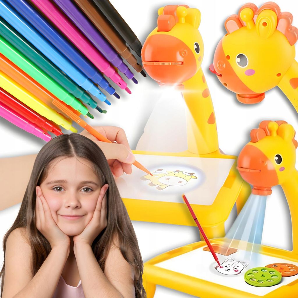 Projektor zum Zeichnenlernen, Giraffen-Tisch, Whiteboard