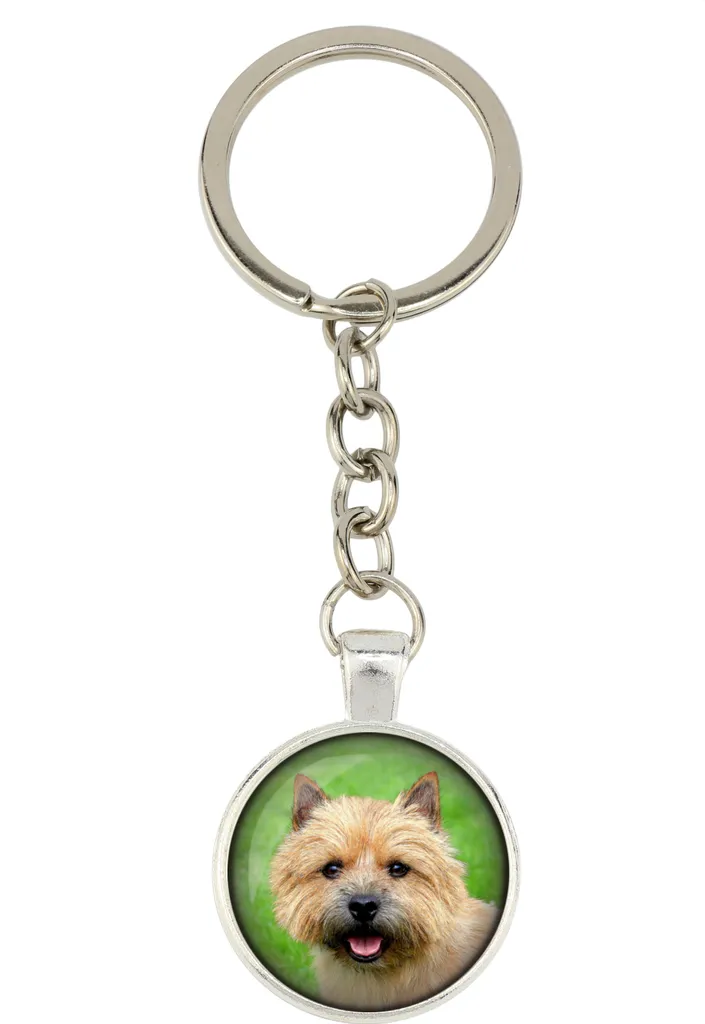 Portachiavi Norwich Terrier Personalizzato Foto - Idea Regalo Unica
