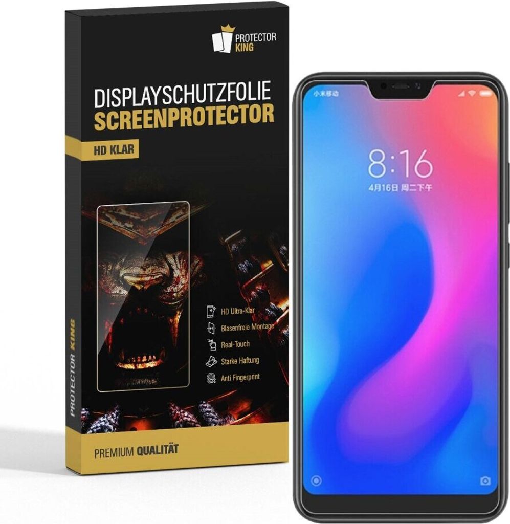 6x Displayschutzfolie für Xiaomi Redmi Note 6 Displayfolie Schutzfolie HD KLAR