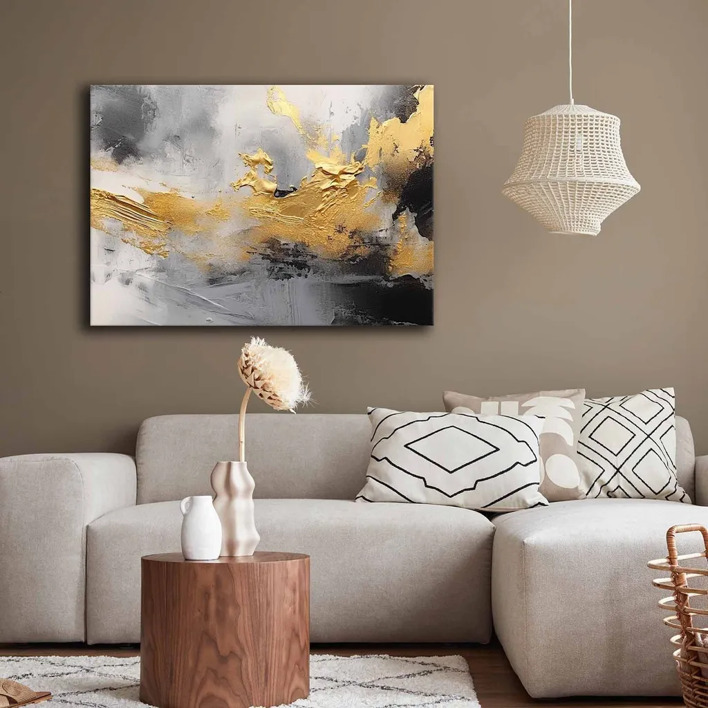 Décoration murale grand format pour salon moderne Wallity 70x100 cm