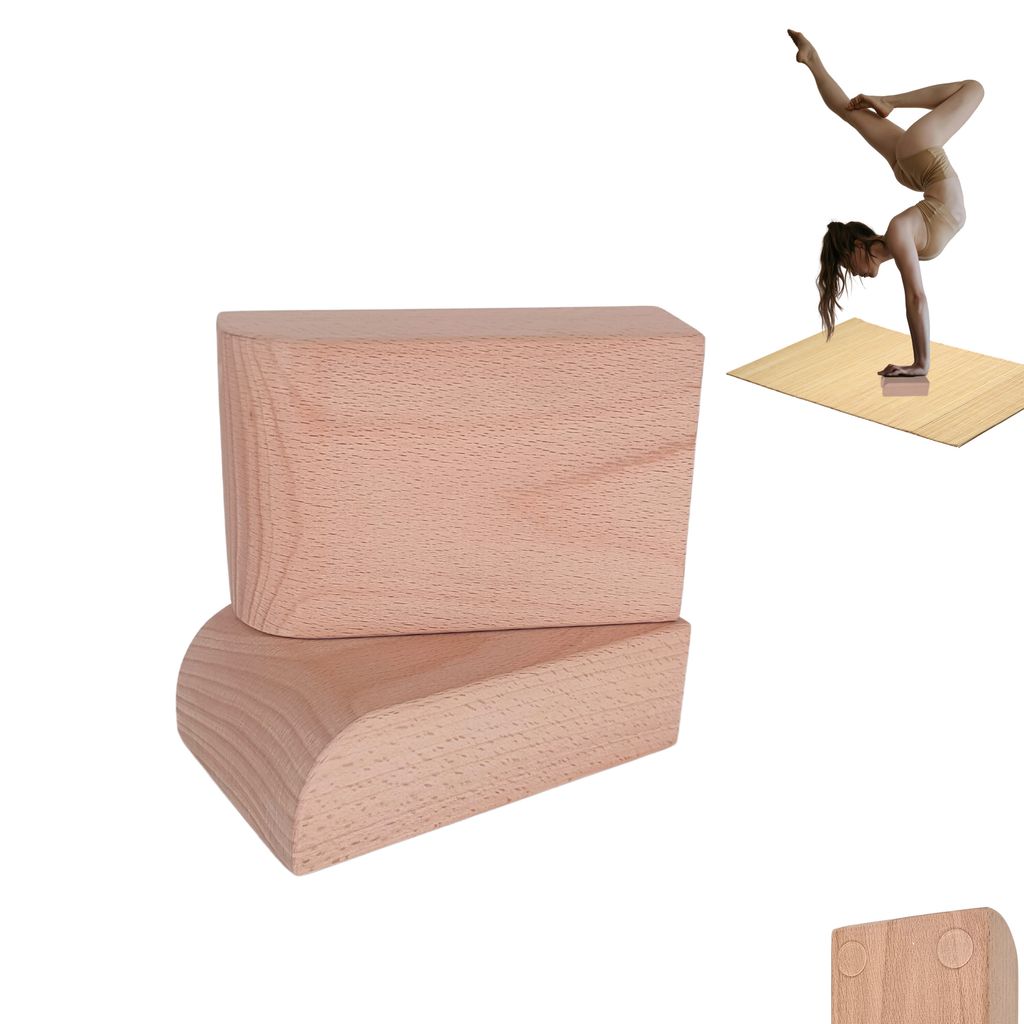 CAWi BalanceBlocks – Handstand Klötze aus Holz für Yoga & Produktbild 