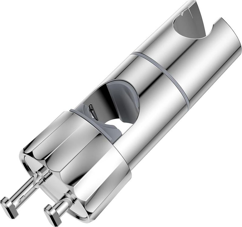 Ersatz-Duschkopfhalter – universeller, verstellbarer Duschkopfhalter mit 2 Haken für 16–27 mm Duschstangen, Duschstangenhalter, wandmontierter...