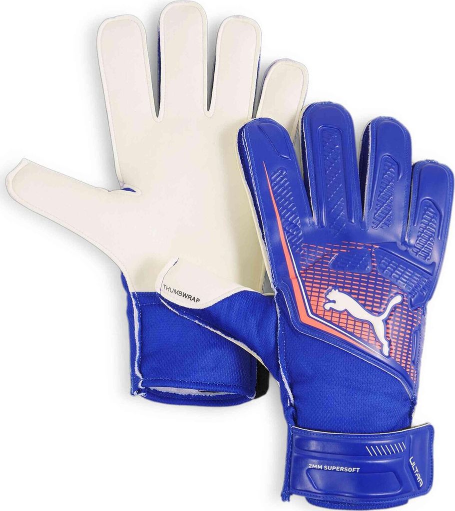 Puma Soccer gloves 041952-01 in Green color size 5