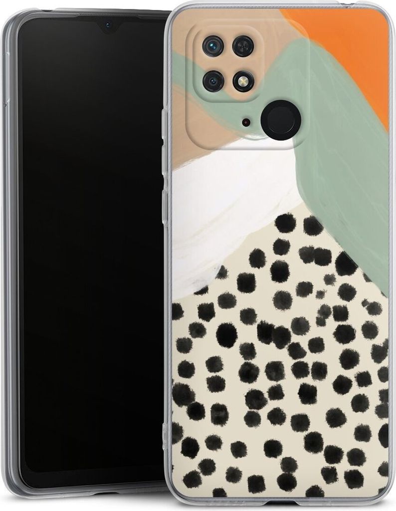 DeinDesign Handyhülle für Xiaomi Redmi 10C Silikon Hülle Case Smartphone Schutzhülle Abstrakt Boho Kunst