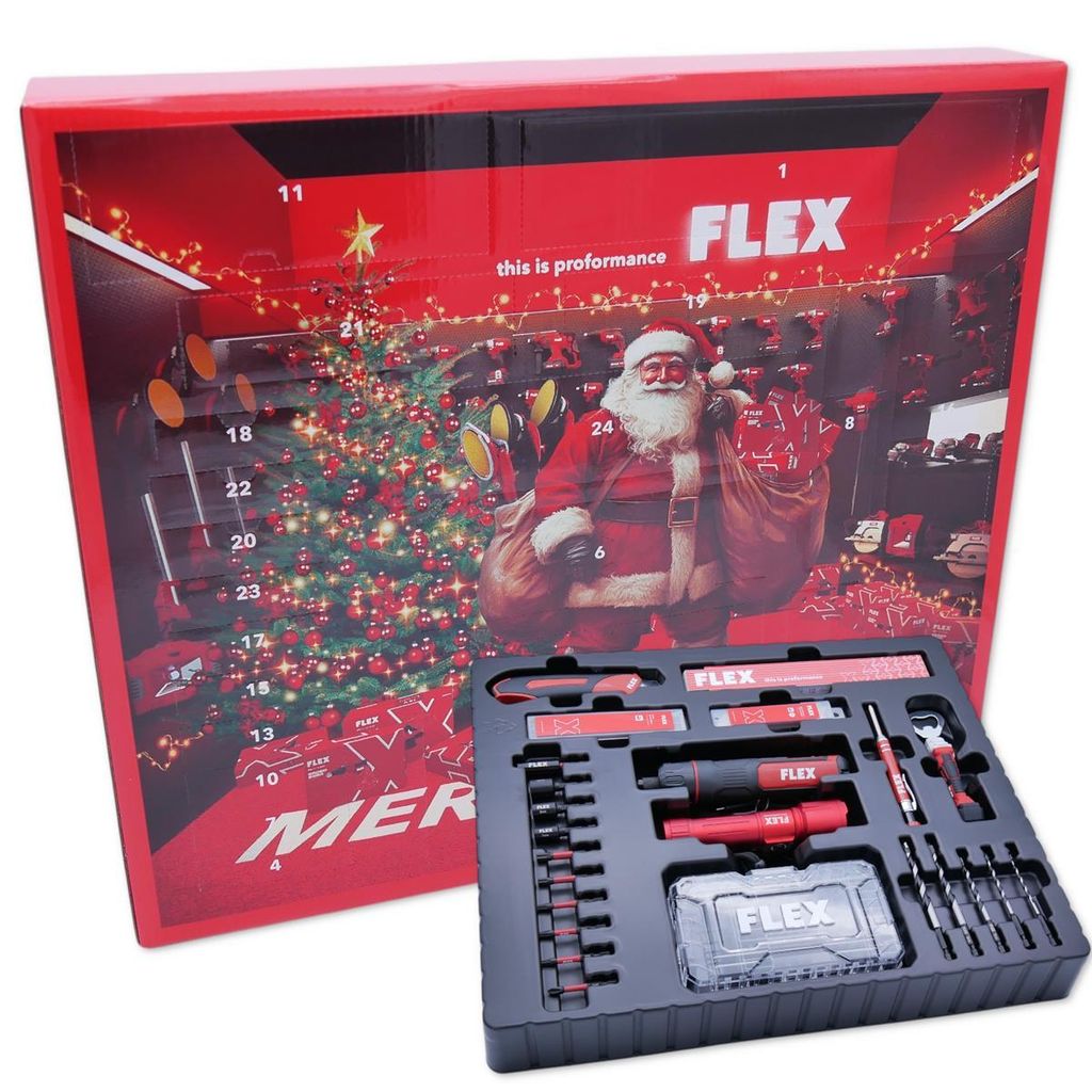 Calendario de Adviento FLEX, calendario navideño, taladro Imagen del producto 