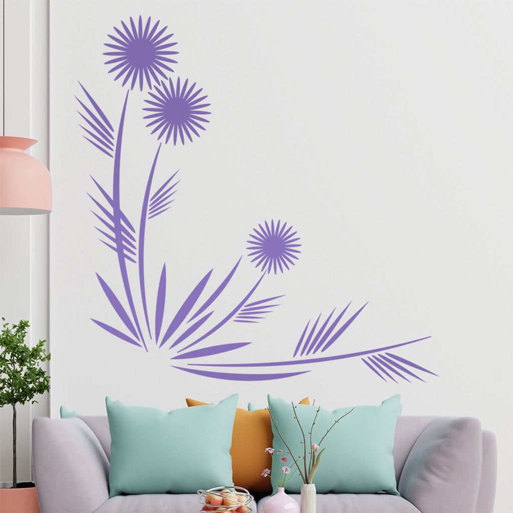 Zweige - Ornamente - Baum Wandtattoo in 6 Größen - Wandaufkleber Wall Sticker - Dekoration, Küche, Wohnzimmer, Schlafzimmer, Badezimmer
