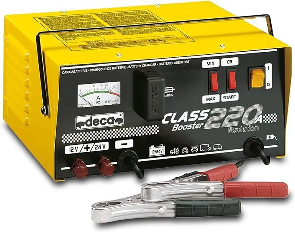 Récupérer une batterie déchargée avec le chargeur démarreur rapide Deca 12V
