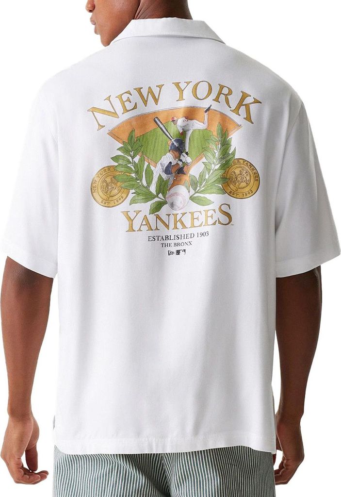 New Era Kurzarmhemd Shirt - REVERE New York Yankees - L