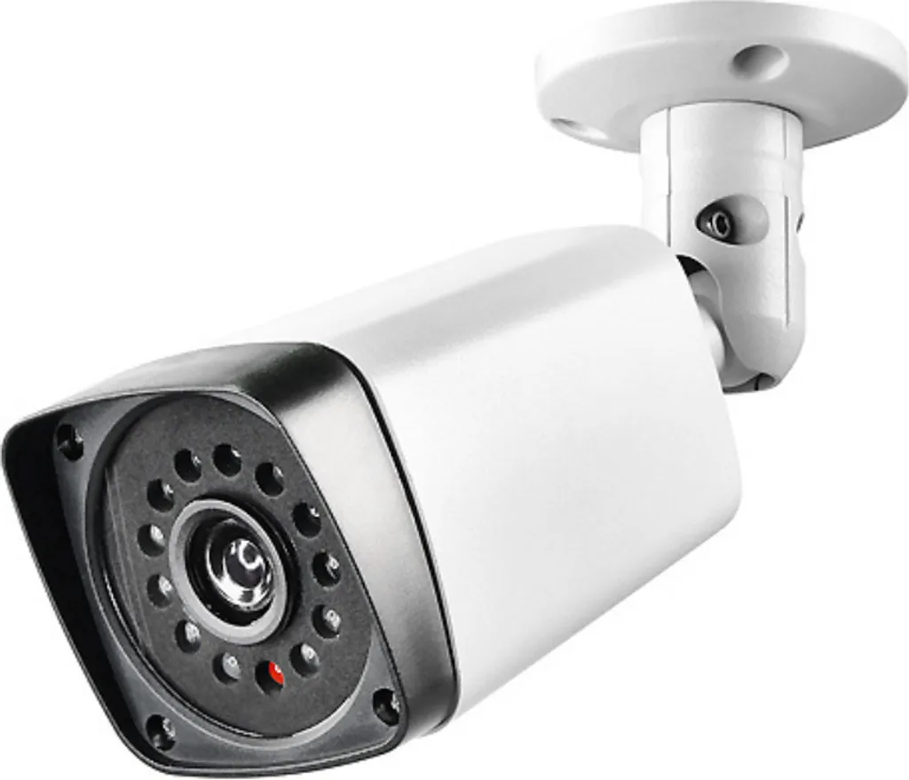 Telecamera Fittizia Esterna Con LED Lampeggiante – Cassa In Alluminio, Funziona A Batterie AAA, Anti-intrusione Per Casa E Negozi