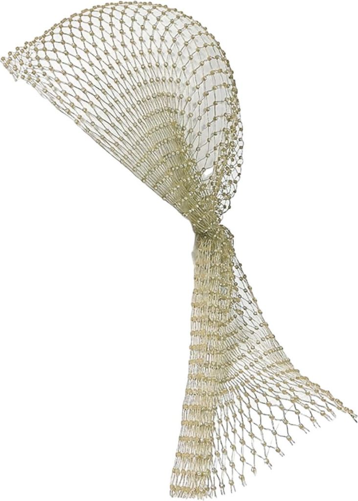 Strass Piratenhut Elastischer Snood Schal Kappe Maskenball Cosplay Events Mesh Aushöhlen Kopftuch