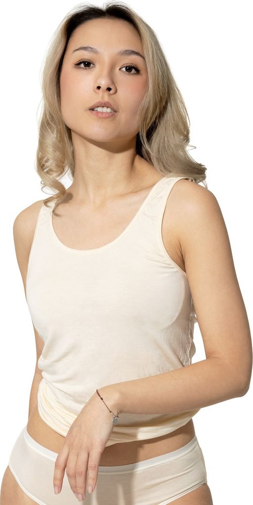 Yenita Tank-Shirt 2er Set Top L champagne