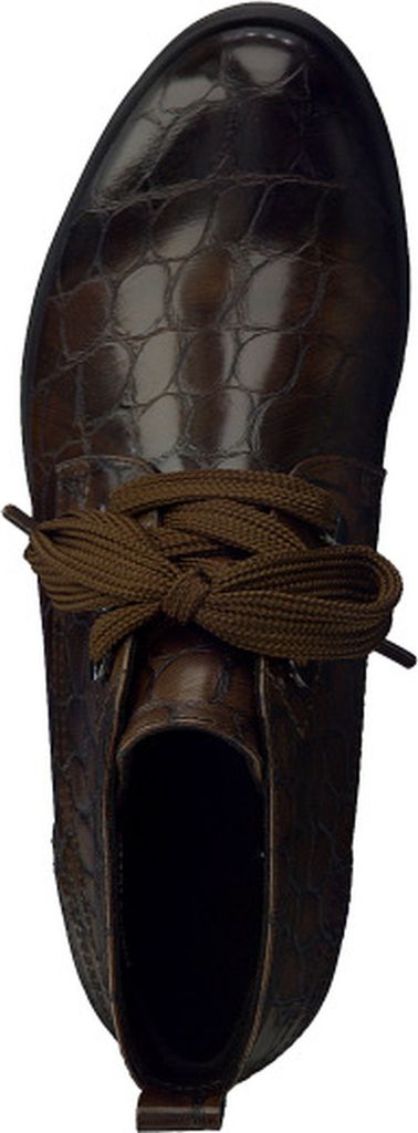 MARCO TOZZI Damen Boot elegant Stiefelette knöchelhoch breite Schnürsenkel 2-25120-29, Größe:39 EU, Farbe:Braun